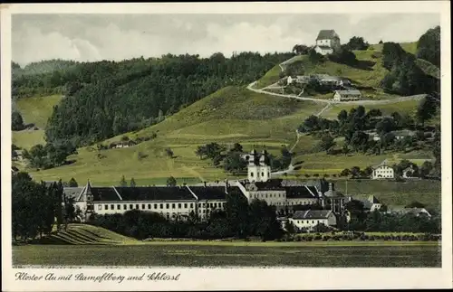 Ak Au am Inn Gars am Inn Oberbayern, Kloster, Stampflberg, Schlössl