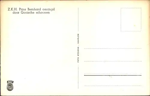 Ak Adel Niederlande, Prinz Bernhard in Uniform