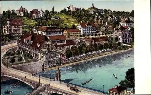 Ak Tübingen am Neckar, Kaffee Restaurant Neckarmüllerei