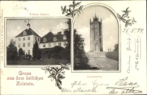 Ak Panker in Schleswig Holstein, Schloss, Hessenstein