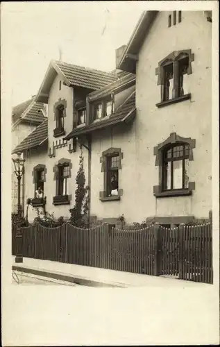 Foto Ak Neunkirchen im Saarland, Wohnhaus, Hausnr. 12, Anwohner