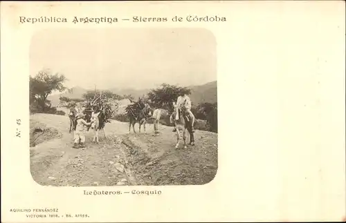 Ak Córdoba Argentinien, Lenateros, Cosquin