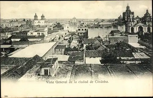 Ak Córdoba Argentinien, Vista General de la ciudad