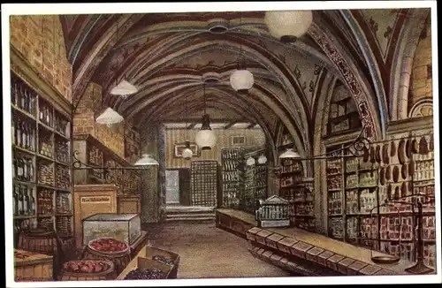 Künstler Ak Loeschmann, E., Wrocław Breslau Schlesien, Schroetersches Haus, Soll und Haben