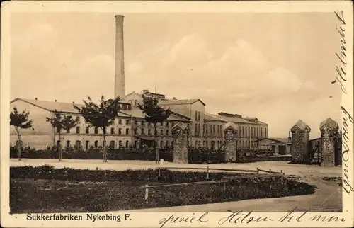 Ak Nyköbing Nykøbing Falster Dänemark, Zuckerfabrik