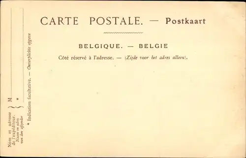 Postkarte Brügge Brügge Flandern Westflandern, Rue de l'Ane-Aveugle