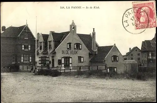 Ak La Panne De Panne Westflandern, In der Uhr