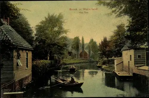 Ak Broek in Waterland Nordholland Niederlande, Het Dee