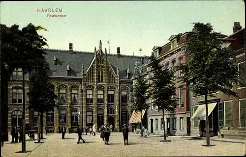 Ak Haarlem Nordholland Niederlande, Postamt
