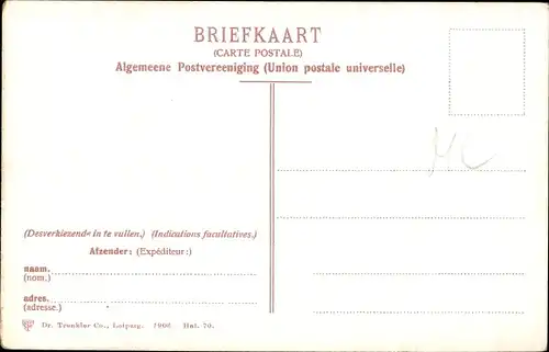 Ak Haarlem Nordholland Niederlande, Postamt