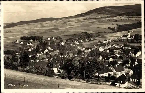 Ak Pöhla Schwarzenberg im Erzgebirge, Panorama