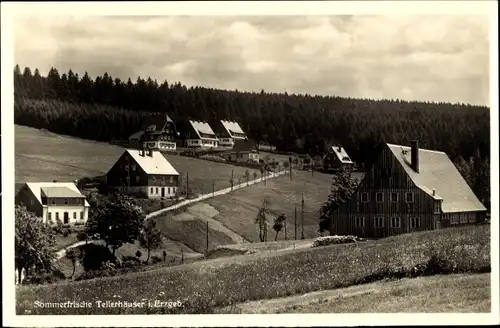 Ak Tellerhäuser Breitenbrunn Erzgebirge, Teilansicht