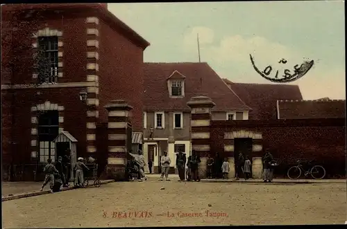 Ak Beauvais Oise, La Caserne Taupin