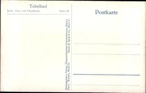 Ak Tobelbad Steiermark, Teilansicht mit Pfarrkirche