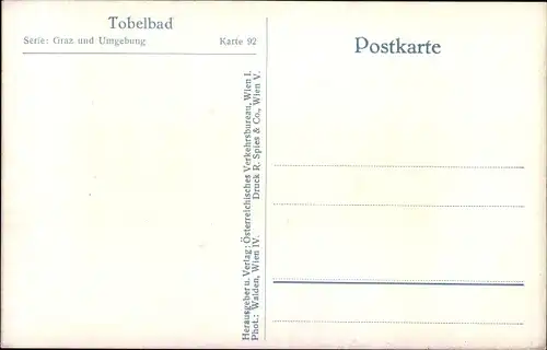 Ak Tobelbad Steiermark, Teilansicht mit Pfarrkirche