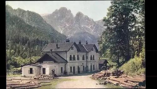 Ak Gstatterboden Admont Steiermark, Bahnhof, Reichenstein