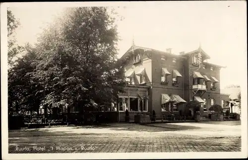 Foto Ak Ruurlo Gelderland, Hotel het Wapen van Ruurlo