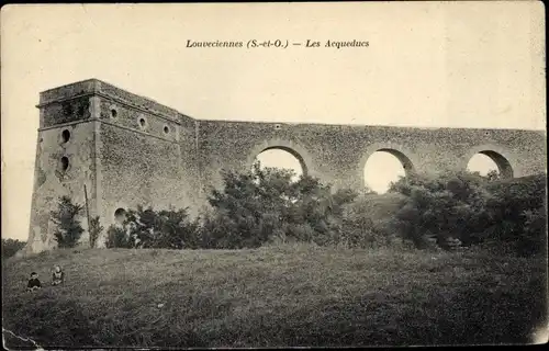 Ak Louveciennes Yvelines, das Aquädukt