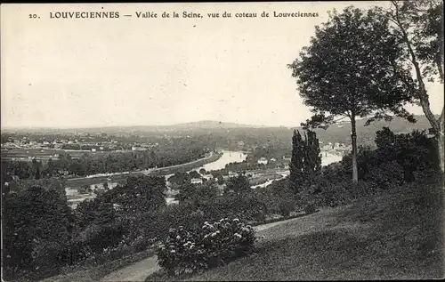 Ak Louveciennes Yvelines, Seine-Tal