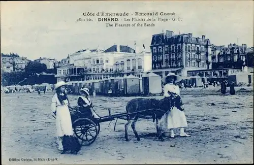 Ak Dinard Ille et Vilaine, Die Freuden des Strandes