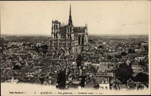 Ak Amiens-Somme, Gesamtansicht
