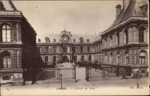 Ak Amiens-Somme, Rathaus