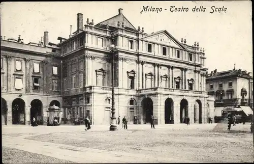 Ak Mailand Mailand Lombardei, Teatro della Scala