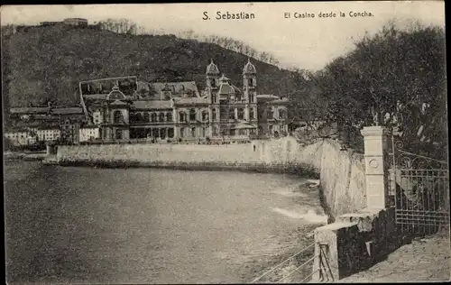 Ak Donostia San Sebastian Baskenland, Das Casino von La Concha