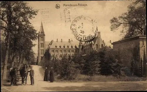 Ak Anhée Wallonien Namur, Abtei Maredsous