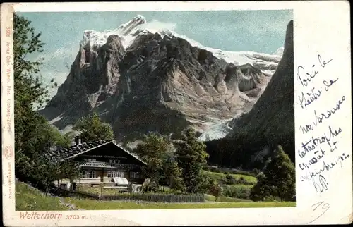Ak Kanton Bern, Berner Oberland, Wetterhorn