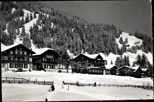 Ak Adelboden Kanton Bern Schweiz, Hotel-Pension Schlegeli