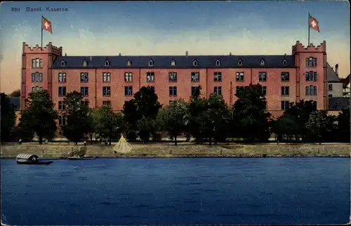 Ak Basel Bâle Stadt Schweiz, Kaserne