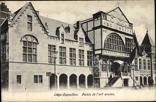 Ak Liege, Ausstellung, Palast der antiken Kunst
