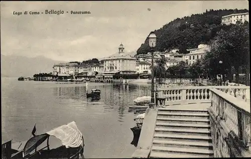 Ak Bellagio Lago di Como Lombardia, Panorama