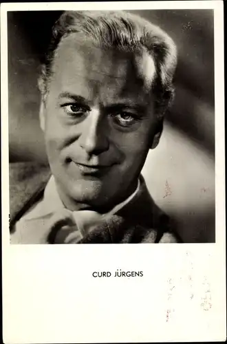 Ak Schauspieler Curd Jürgens, Portrait