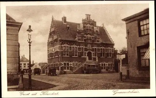 Ak Klundert Nordbrabant, Rathaus
