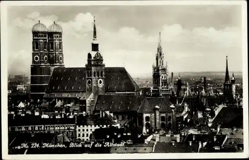 Ak München, Altstadt, Frauenkirche