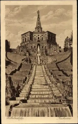 Ak Bad Wilhelmshöhe Kassel in Hessen, Kaskaden