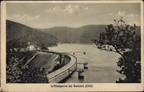 Ak Gemünd Schleiden in der Eifel, Urft-Talsperre