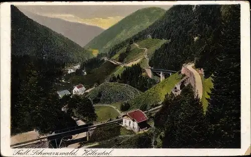 Ak Posthalde Breitnau im Schwarzwald, Höllental