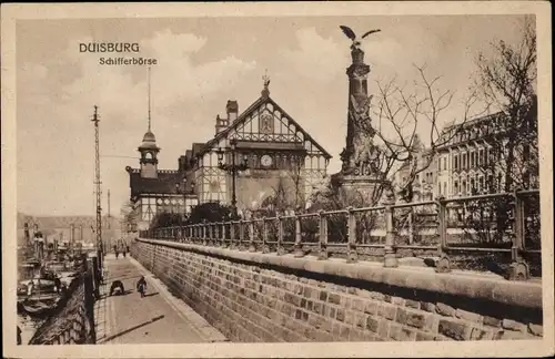 Ak Duisburg im Ruhrgebiet, Schifferbörse