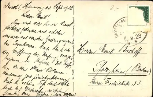 Ak Bad Wilhelmshöhe Kassel in Hessen, Löwenburg