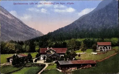 Ak Spielmannsau Oberstdorf im Oberallgäu, Gehöft