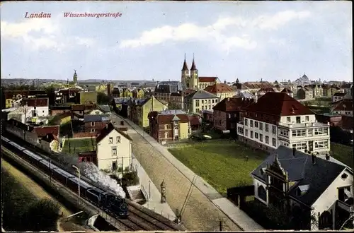 Ak Landau in der Pfalz, Wissembourgerstraße