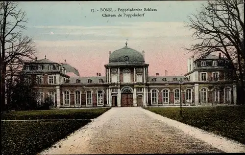 Ak Bonn am Rhein, Poppelsdorfer Schloss