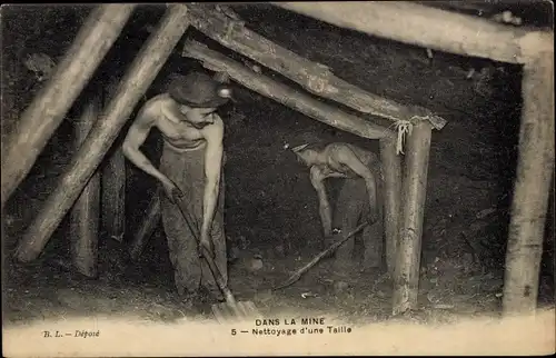 Ak in der Mine, Reinigung einer Größe