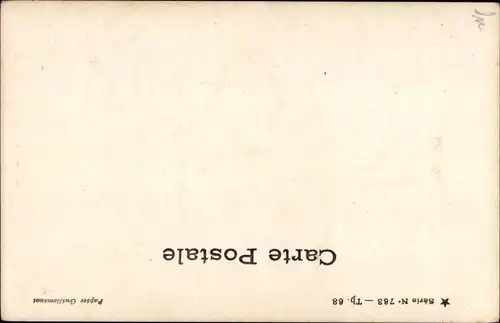 Ak Tänzerin Lhery, Portrait