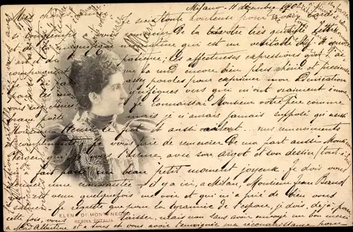 Ak Elena von Montenegro, Königin von Italien