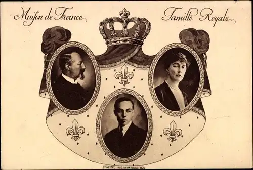 Ak Haus von Frankreich, königliche Familie, Jean III, Herzog von Guise