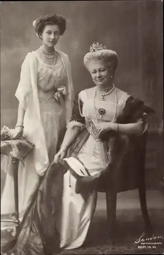 Ak Kaiserin Auguste Viktoria, Prinzessin Victoria Luise von Preußen, Portrait